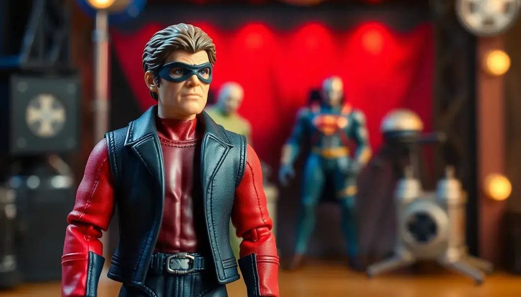 An action figure that embodies the essence of cinematic storytelling.