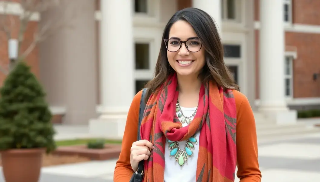 A new mom showcasing a mix-and-match postpartum outfit staple from an affordable boutique.